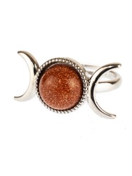 Кольцо из авантюрина "Мечта" 04-408