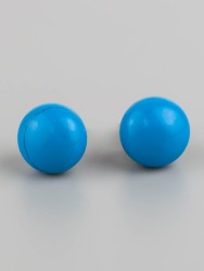 Серьги-пусеты из им. бирюзы "Ягодка" нс-8394