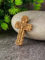 Православный крест из дерева 50х30 мм 52-030