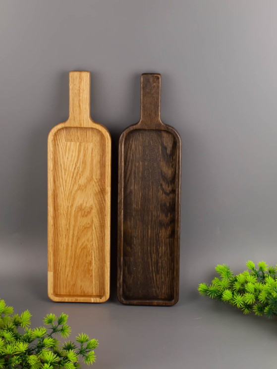 Набор менажниц из дерева дуб 9,5-35 см "Бутылка" 54-080