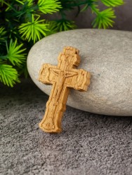 Православный крест из дерева 50х30 мм 52-031