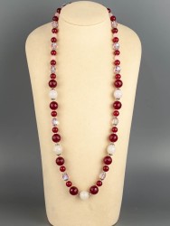 Бусы из кварца "Ягодный коктейль" 10-073