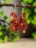 Серьги из сердолика"Веточка" 03-1674