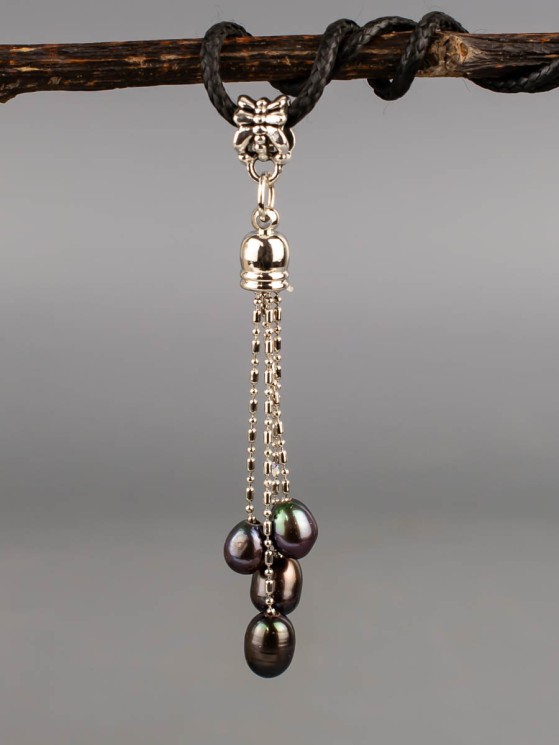 Кулон из жемчуга "Стильная штучка" 01-1336