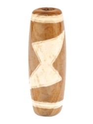 Бусина из агата "Дзи 5 Глаз с Молнией" пдв-989