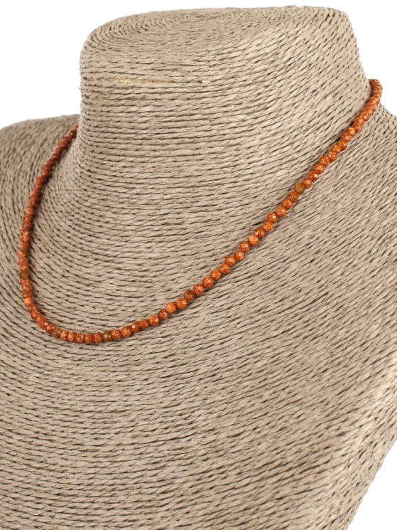 Бусы из авантюрина "Драгоценное сияние" П11286