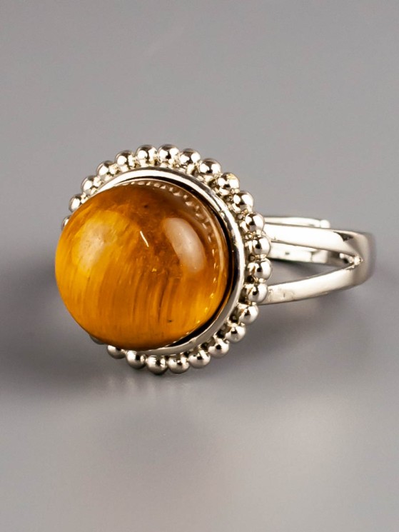 Кольцо из тигрового глаза "Мечта" 04-788