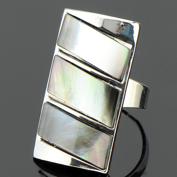 Кольцо "Сиам"  перламутрарт, кп-4442