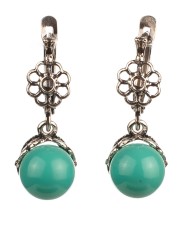 Серьги из жемчуга Майорка "Верба" сг-044-ЖММГ