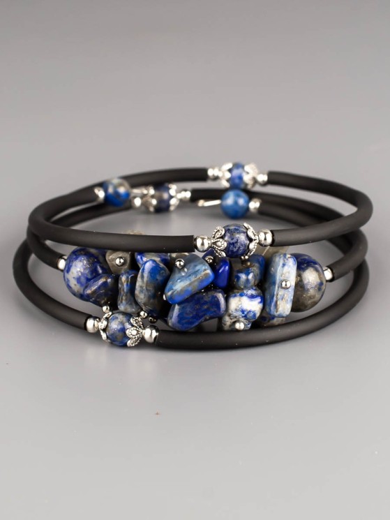 Браслет из лазурита "Мелодия" 02-1102