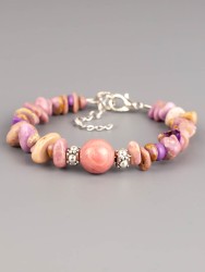 Браслет из фосфосидерита "Орбита" 02-1118