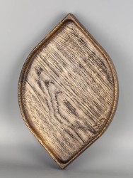 Тарелка из дерева дуб 18-27 см 54-196