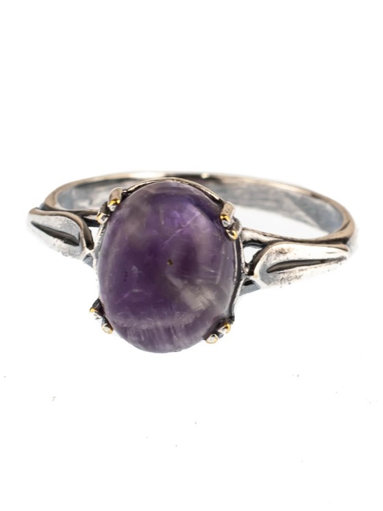 Кольцо из аметиста "Спокойствие" кг-024-АМ1