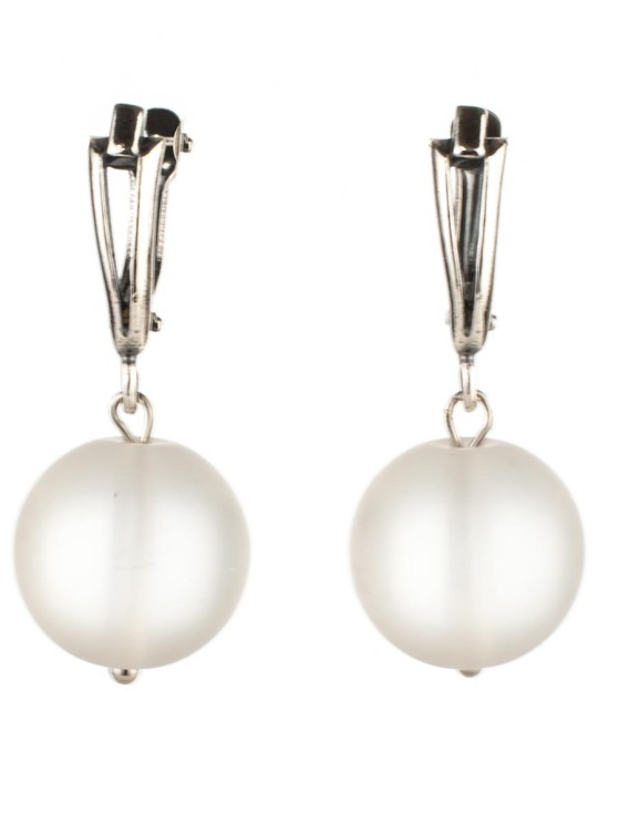 Серьги из горного хрусталя "Классика 12" с8838