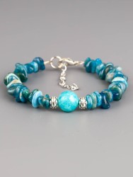 Браслет из апатита "Орбита" 02-1119