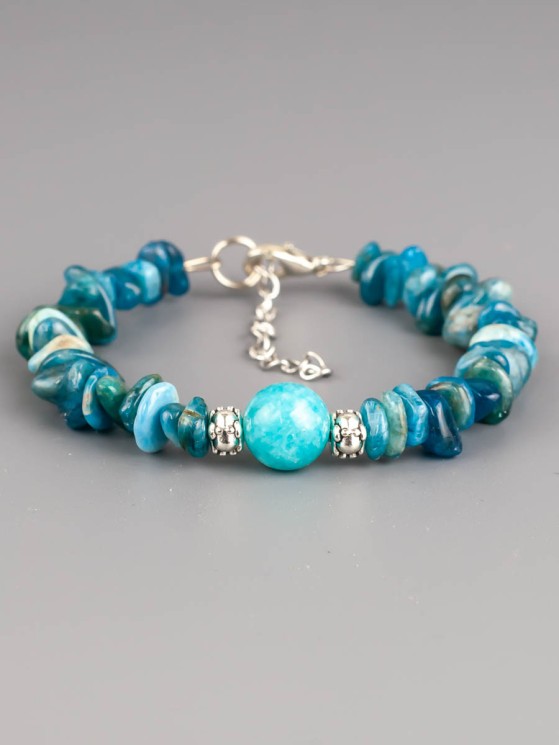 Браслет из апатита "Орбита" 02-1119