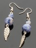 Серьги из содалита "Сантия" с8746