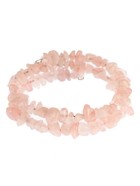 Браслет из розового кварца «Галактика» 02-607