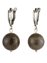 Серьги из лабрадора "Классика 14" с8839