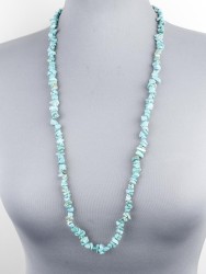 Бусы из искусственной бирюзы "Забава" П10712