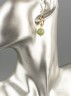 Серьги из празиолита "Классика 12" 03-1744