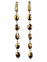 Серьги из ювелирного стекла "Праздник" 03-1243