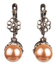 Серьги из жемчуга Майорка "Верба" сг-044-ЖММР