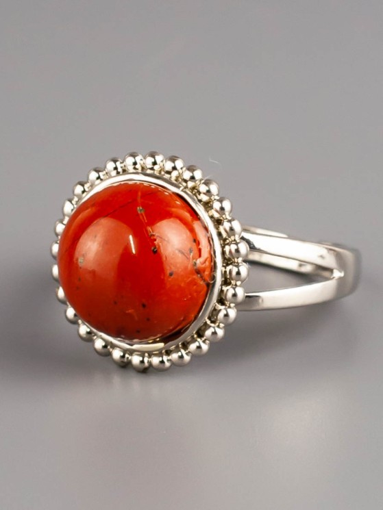 Кольцо из яшмы "Мечта" 04-792