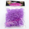 Резинки для плетения браслетов с блестками арт. БПР-024