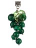 Колье из им. малахита "Виноград" пд-0923