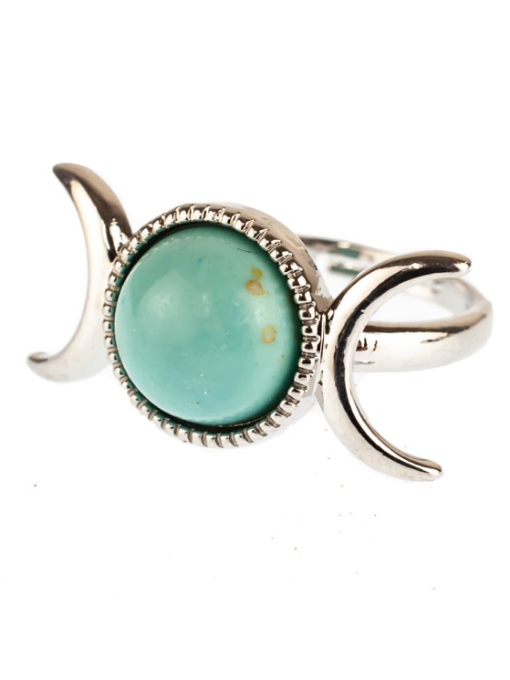 Кольцо из им. бирюзы "Мечта" 04-415