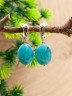 Серьги из им. бирюзы "Кэтти" 03-1511