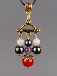 Кулон-оберег со шнурком  "3 Хранителя - на Удачу" пд-1074