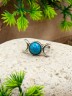 Кольцо из им. бирюзы "Мечта" 04-416