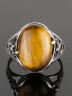 Кольцо "Скорпион" тигровый глаз ск-8399