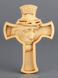 Православный крест из дерева 65х50 мм 53-017