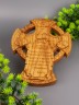 Настенный крест с молитвой из дерева 15х19 см 51-030