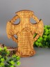 Настенный крест с молитвой из дерева 15х19 см 51-030