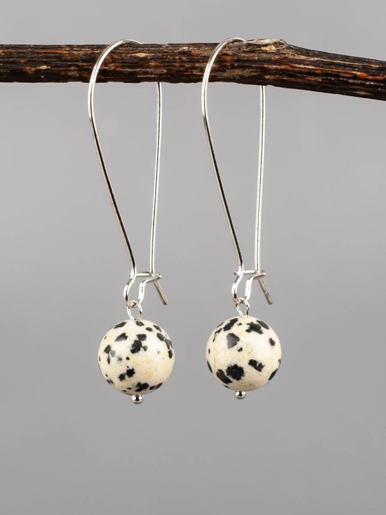 Серьги из яшмы "Феличита 10" 03-1683