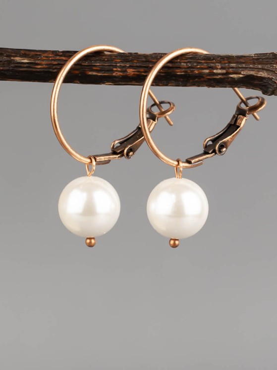 Серьги "Самба 2" жемчуг майорка с8273