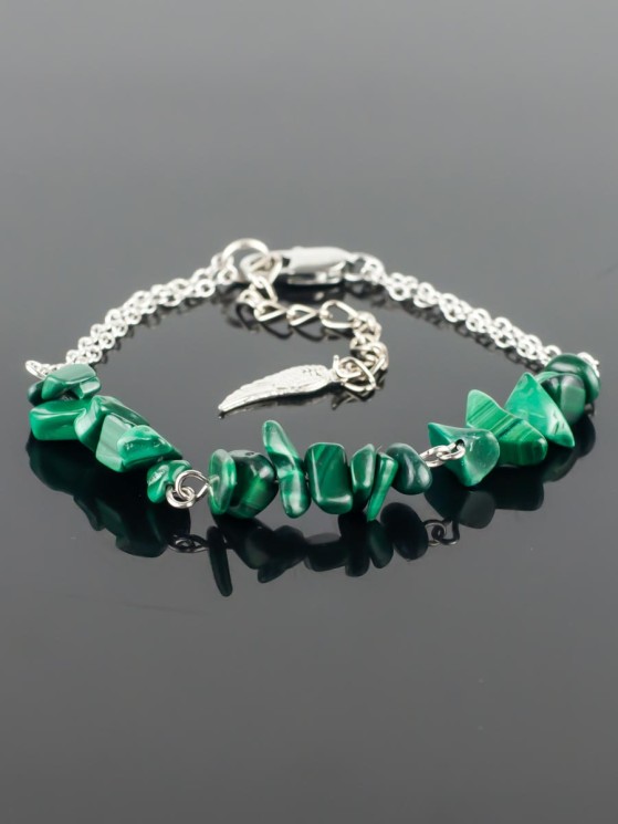 Браслет "Забава" малахит бп10715