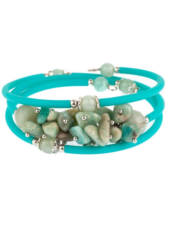 Браслет из амазонита "Мелодия" 02-809