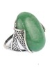 Кольцо из нефрита "Вернисаж" кг-075-НФ