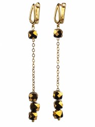 Серьги из ювелирного стекла "Праздник" 03-1245