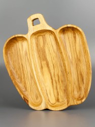 Менажница из дерева дуб 19х22 см 54-023