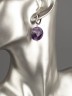 Серьги из аметиста "Глэм-Шик" 03-1482
