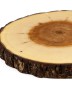 Доска сервировочная из дерева ива d 16-17 см, толщина 18-20 мм ПС-069