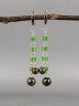Серьги из змеевика "Карамель" 03-1750