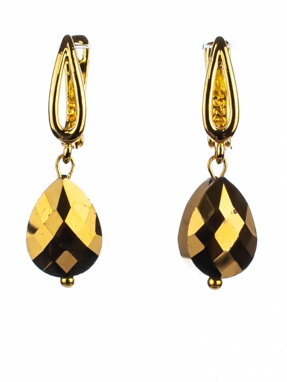 Серьги из ювелирного стекла "Праздник" 03-1247