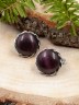 Серьги из кошачьего глаза "Косичка" сг-993-КГФ